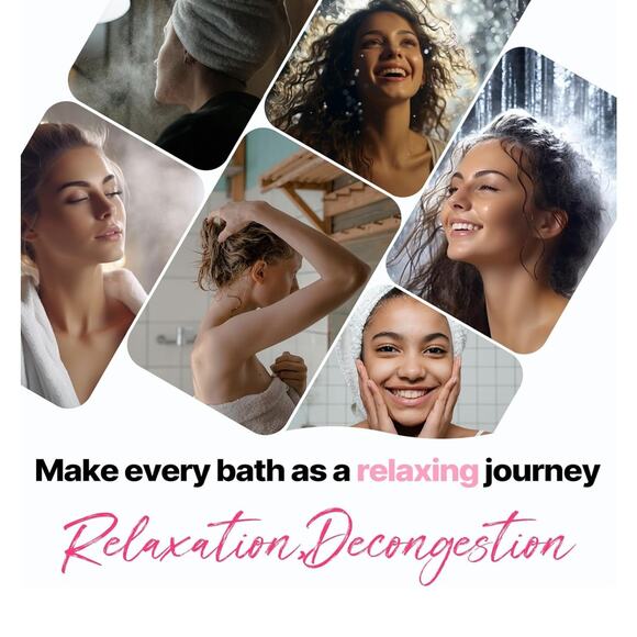 SHOWER STEAMERS FLOWERS AROMATHERAPY 8 PIECE GIFT BOX BATH BOMBS ESSENTIAL OILS - Picture 4 of 7